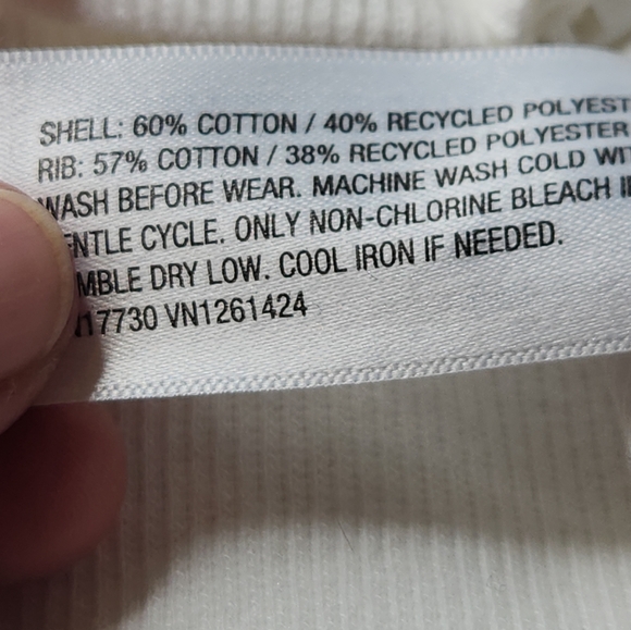 Girls White Zip-Up Hoodie Sweatshirt For Kids - Art Class - XL (14) - Picture 7 of 11